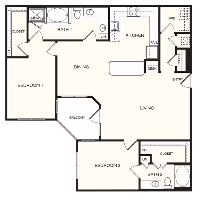 PEARL @ THE MIX-B3 1403 floor plan